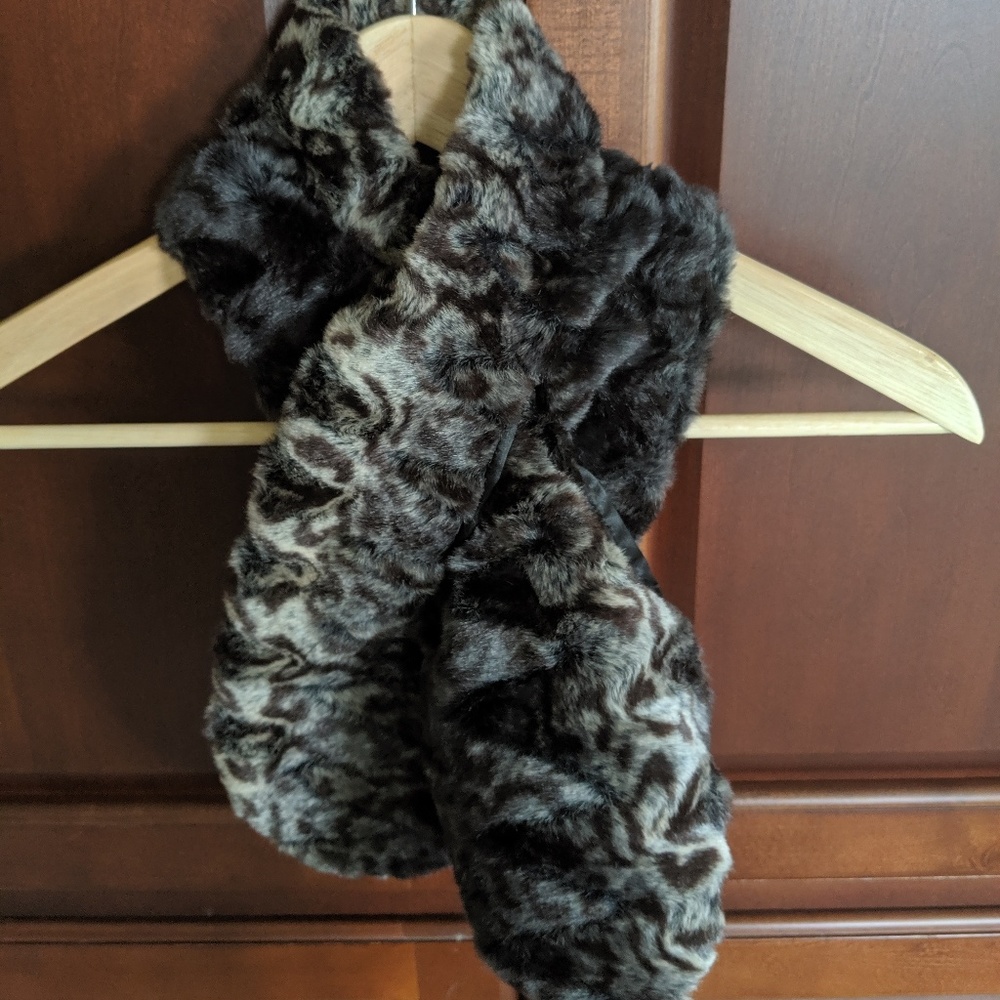 Faux fur neck wrap